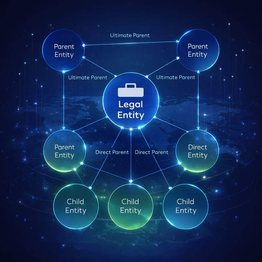 LEI 2 级数据展示了公司的所有权和控制关系